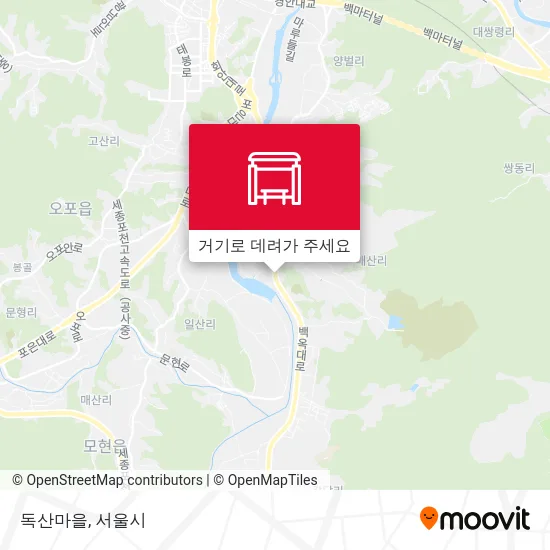 독산마을 지도