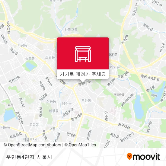 우만동4단지 지도