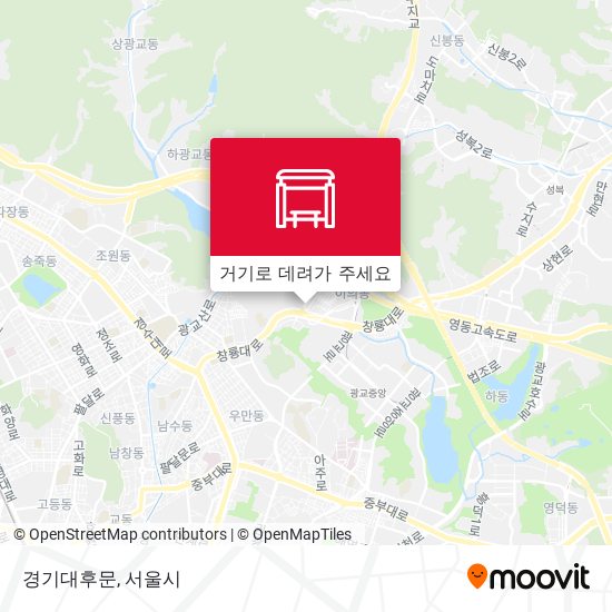 경기대후문 지도