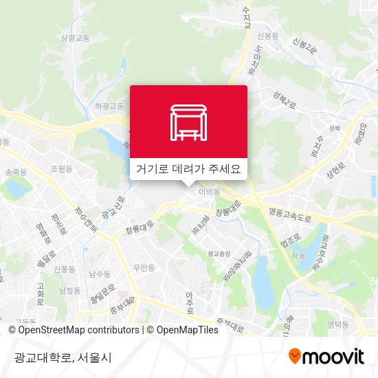 광교대학로 지도