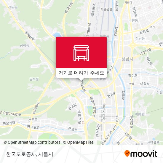 한국도로공사 지도