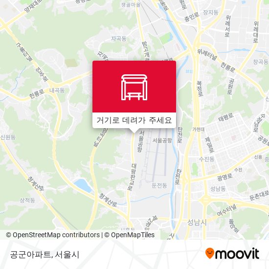 공군아파트 지도