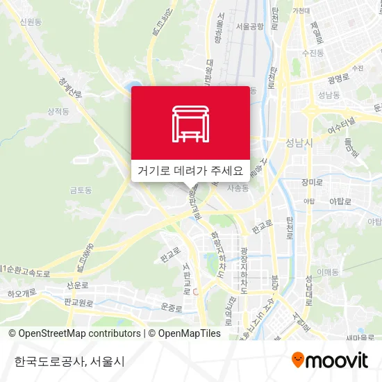 한국도로공사 지도