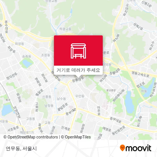 연무동 지도