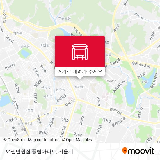 여권민원실.풍림아파트 지도
