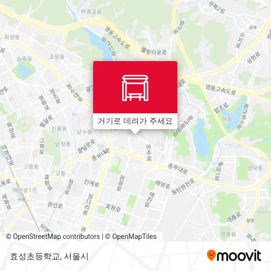 효성초등학교 지도