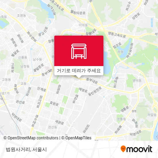 법원사거리 지도