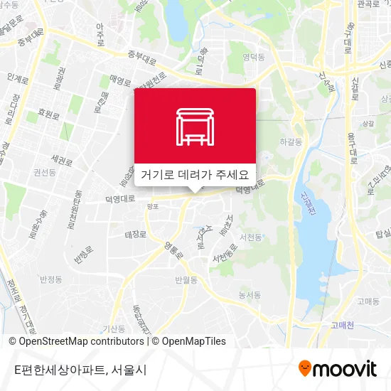E편한세상아파트 지도