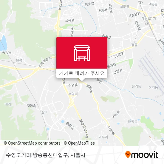 수영오거리.방송통신대입구 지도