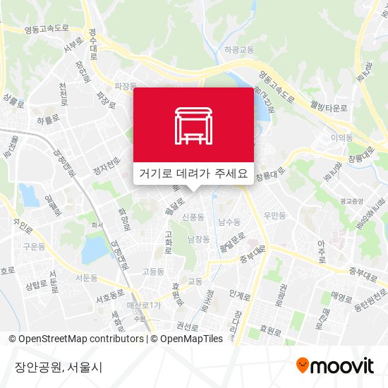 장안공원 지도