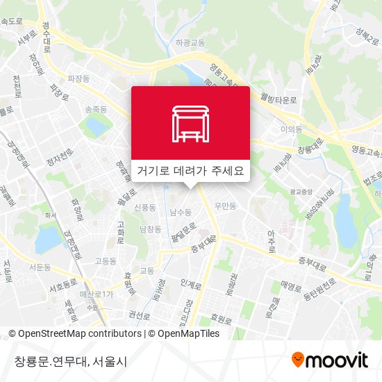 창룡문.연무대 지도
