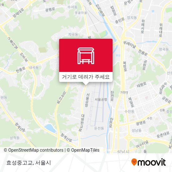 효성중고교 지도