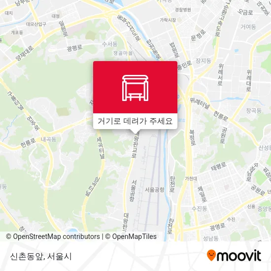 신촌동앞 지도