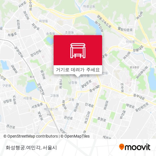 화성행궁.여민각 지도