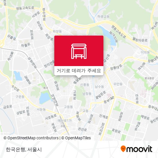 한국은행 지도