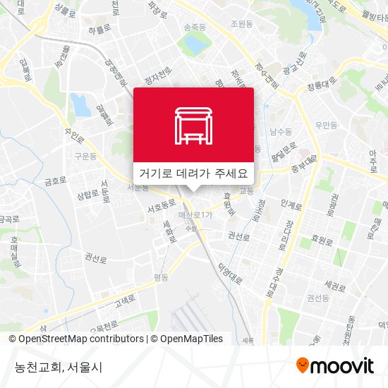 농천교회 지도