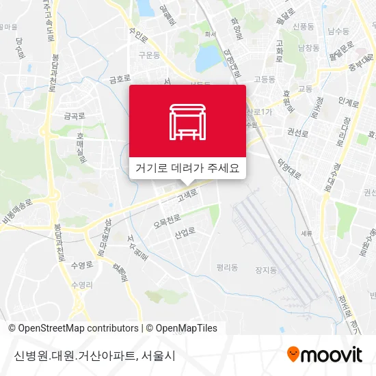 신병원.대원.거산아파트 지도