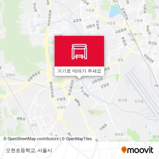 오현초등학교 지도