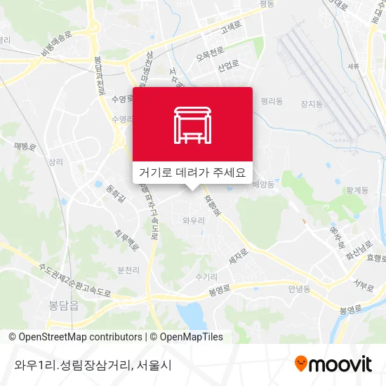 와우1리.성림장삼거리 지도