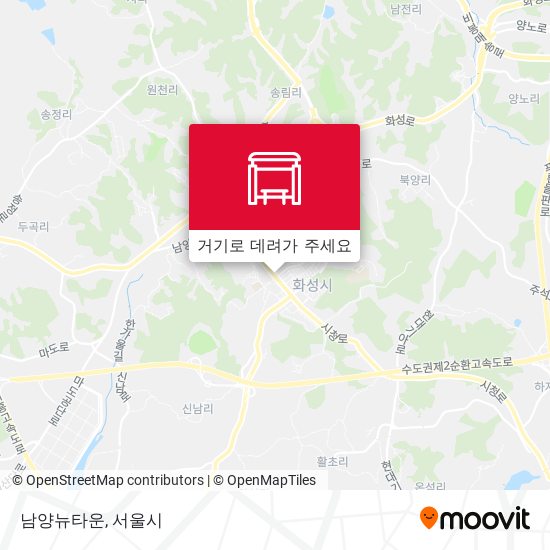 남양뉴타운 지도