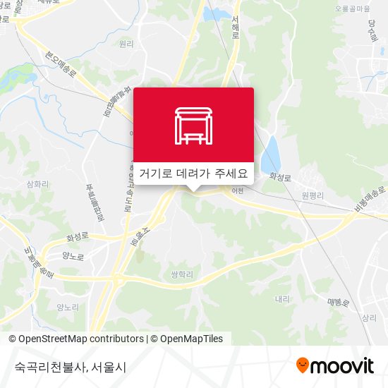 숙곡리천불사 지도