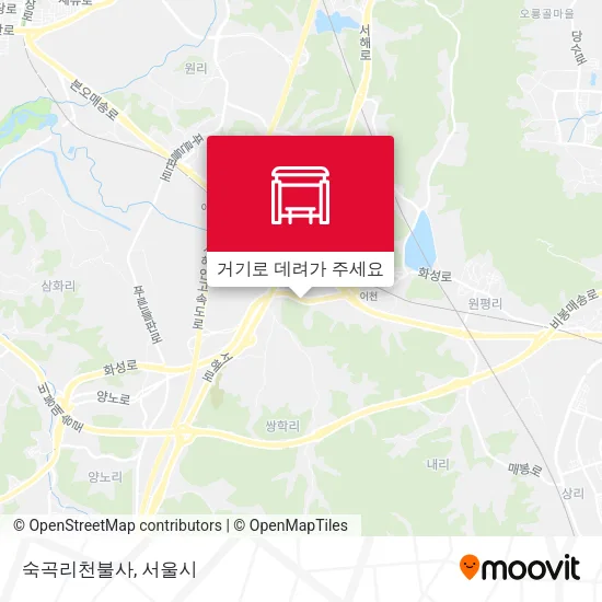 숙곡리천불사 지도