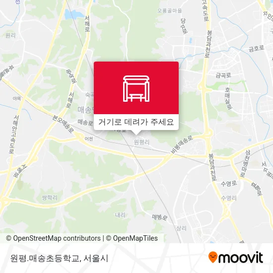 원평.매송초등학교 지도