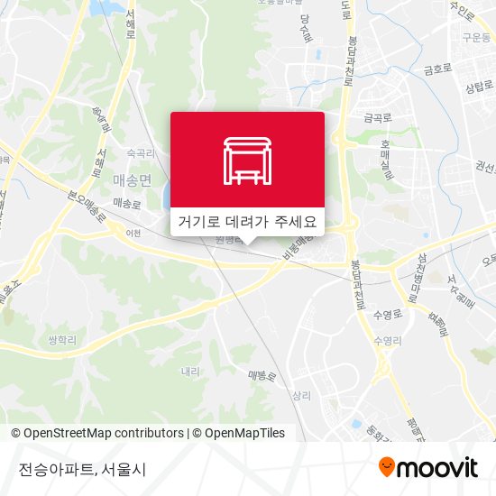 전승아파트 지도