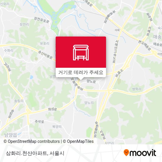 삼화리.천산아파트 지도
