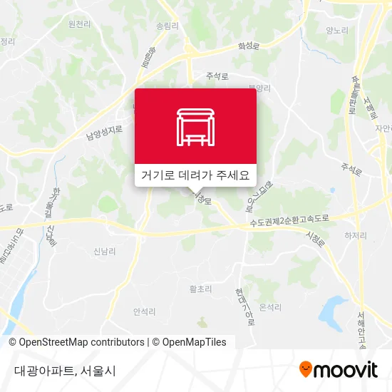 대광아파트 지도