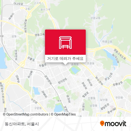 동신아파트 지도