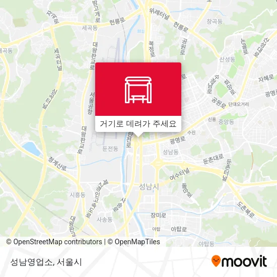 성남영업소 지도