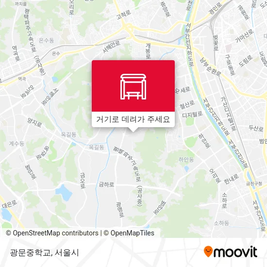 광문중학교 지도