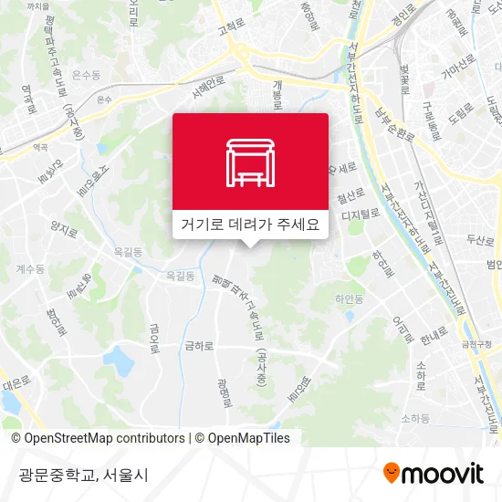 광문중학교 지도
