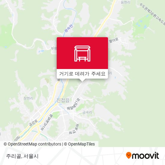 주리골 지도