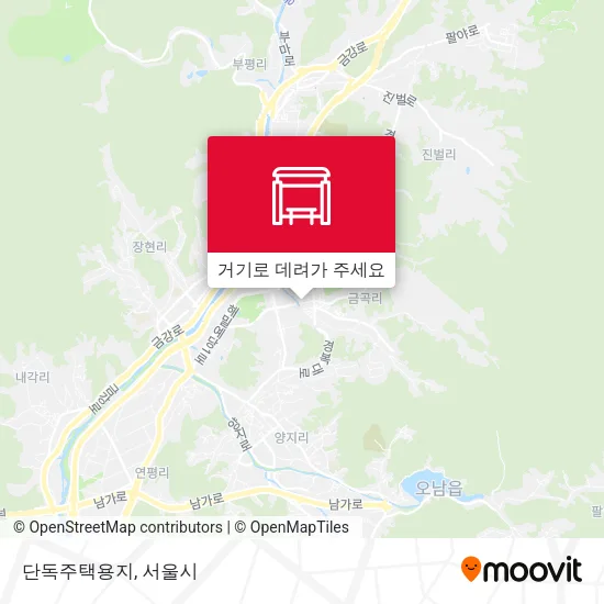 단독주택용지 지도