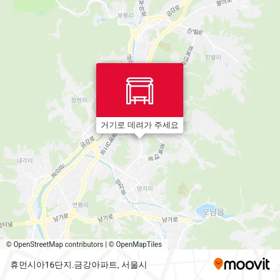 휴먼시아16단지.금강아파트 지도