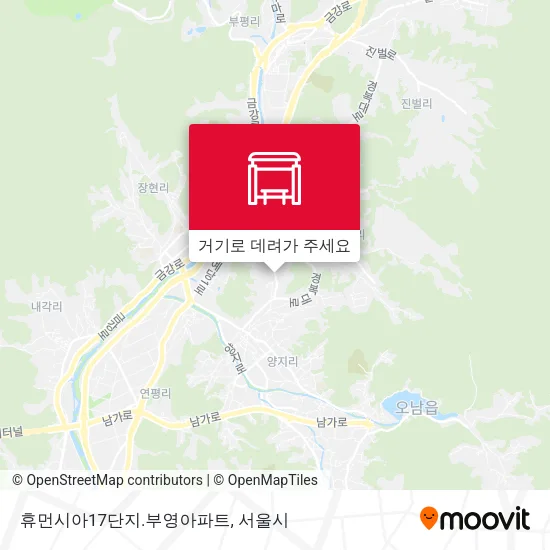 휴먼시아17단지.부영아파트 지도