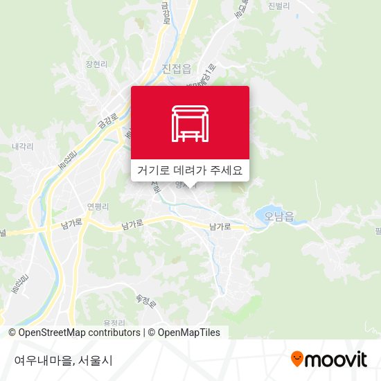 여우내마을 지도