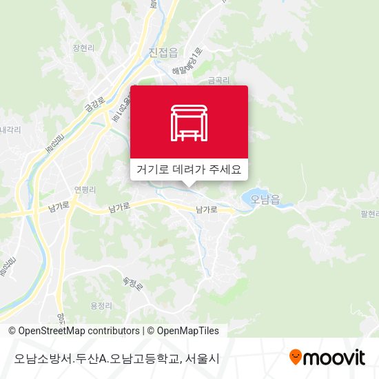 오남소방서.두산A.오남고등학교 지도