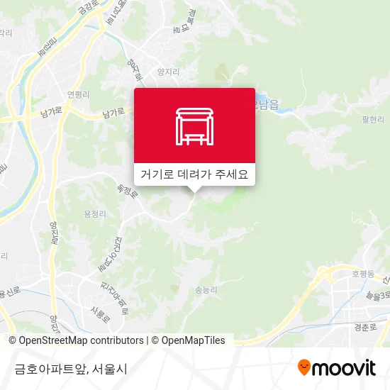금호아파트앞 지도