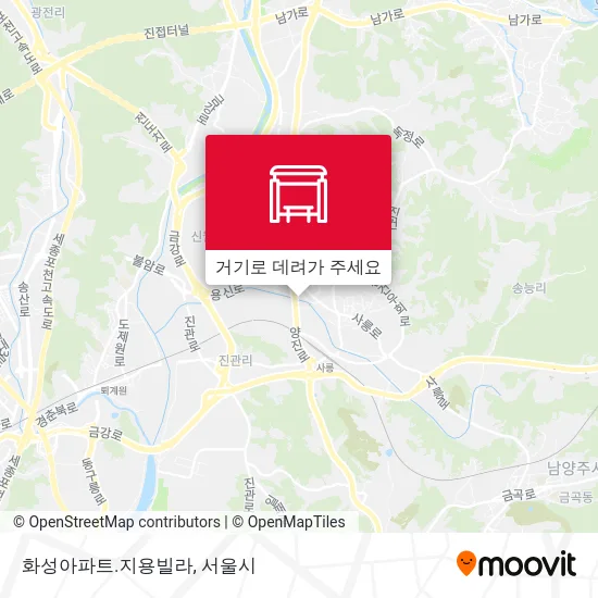 화성아파트.지용빌라 지도