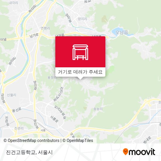 진건고등학교 지도