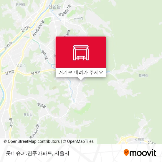 롯데슈퍼.진주아파트 지도