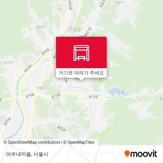 여우내마을 지도
