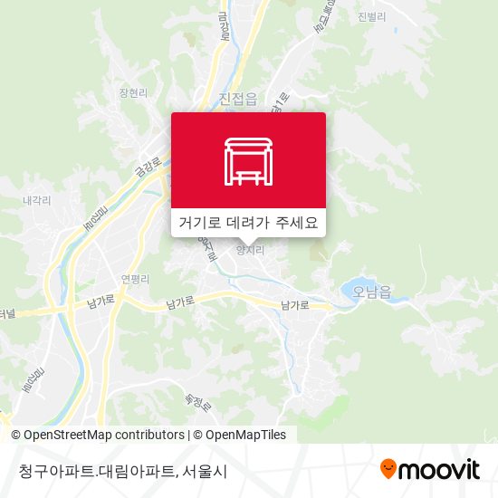 청구아파트.대림아파트 지도
