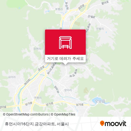 휴먼시아16단지.금강아파트 지도