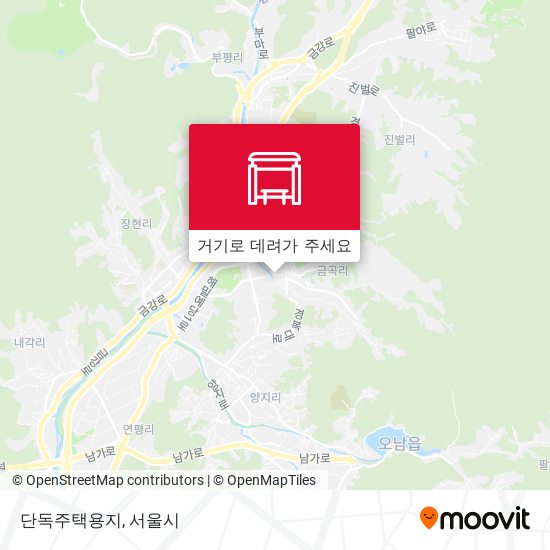 단독주택용지 지도