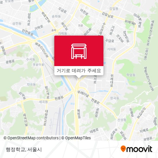 행정학교 지도