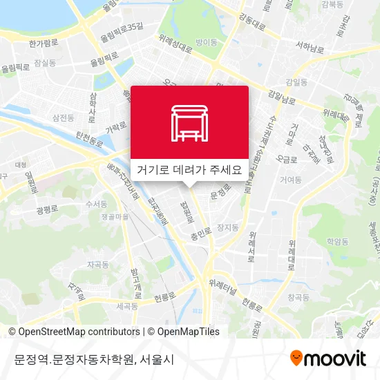 문정역.문정자동차학원 지도